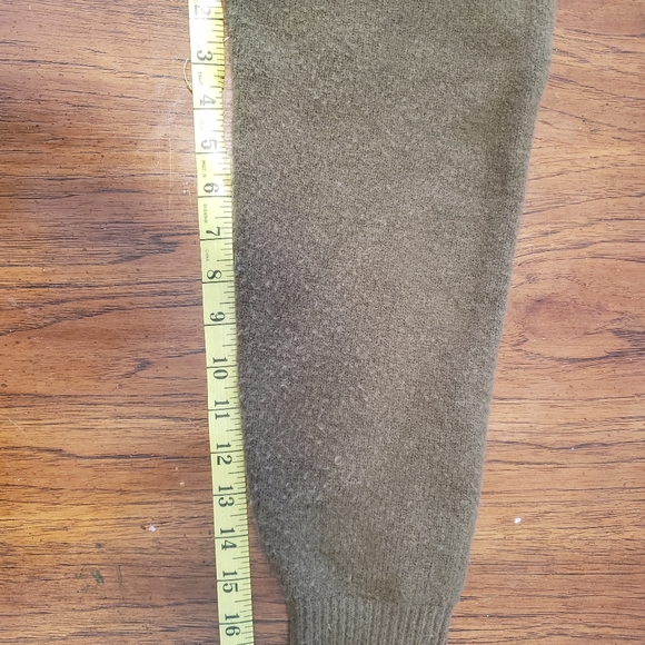 Simons Cozy Mock-neck Sweater - Olive Green S - Picture 13 of 14